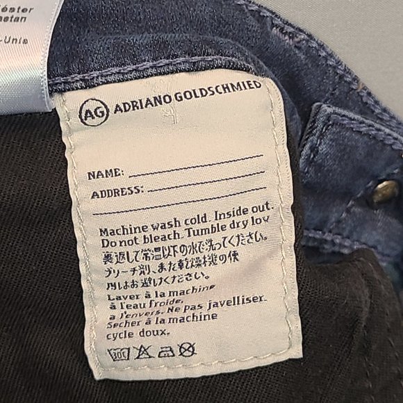 Ag Adriano Goldschmied Women's Skinny Jeans - Dark Blue - Picture 10 of 11